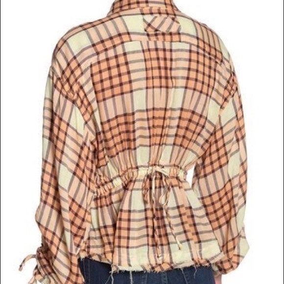 🌙FREE PEOPLE Pacific Dawn Plaid Shirt🌙 - Picture 6 of 8
